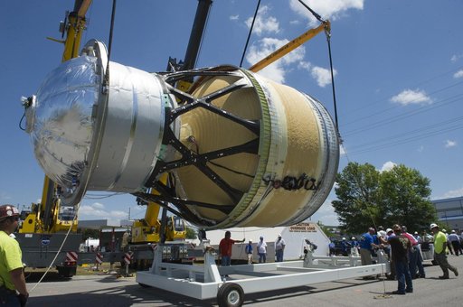 INTERIM CRYOGENIC PROPULSION STAGE TEST ARTICLE UNLOADED PRIOR T
