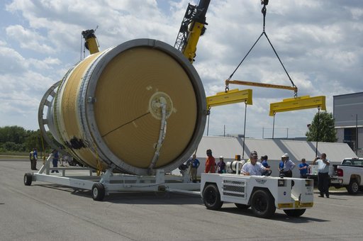 INTERIM CRYOGENIC PROPULSION STAGE TEST ARTICLE UNLOADED PRIOR T