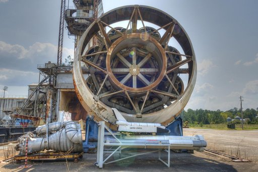 FORWARD END OF SATURN S-1B STAGE