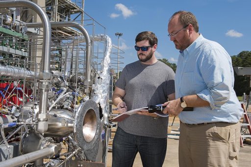 GRAHAM NELSON AND ANDREW HANKS WITH BREADBOARD ENGINE PROJECT CO