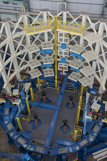 SLS ENGINE SECTION TEST STAND READY FOR STRUCTURAL TEST ARTICLE