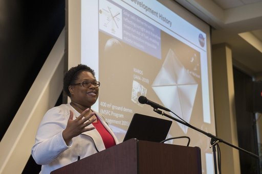 Tiffany Lockett speaks at Geek @ Geek event at Aegis Technologie
