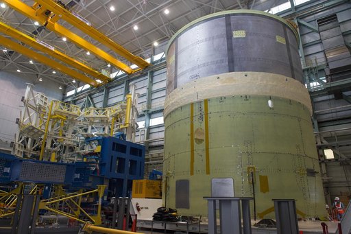 Pegasus delivers SLS engine section