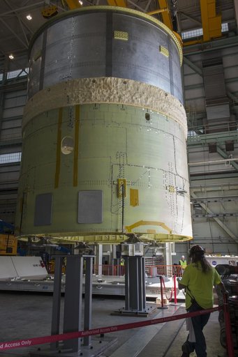 Pegasus delivers SLS engine section