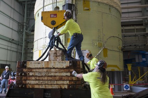 Pegasus delivers SLS engine section