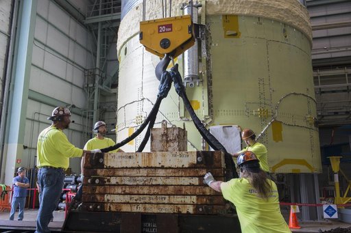 Pegasus delivers SLS engine section