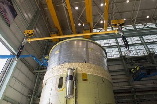 Pegasus delivers SLS engine section