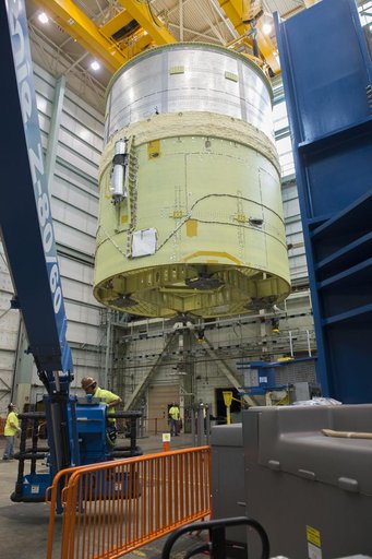 Pegasus delivers SLS engine section