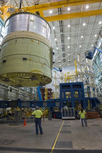 Pegasus delivers SLS engine section