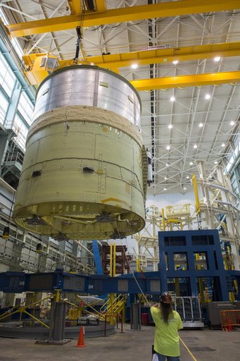 Pegasus delivers SLS engine section