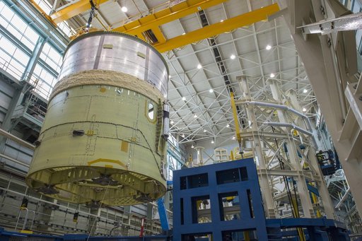 Pegasus delivers SLS engine section