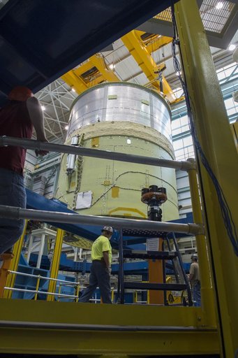 Pegasus delivers SLS engine section