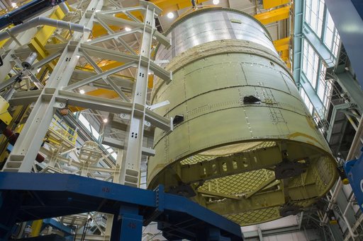 Pegasus delivers SLS engine section