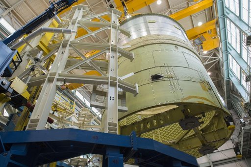 Pegasus delivers SLS engine section