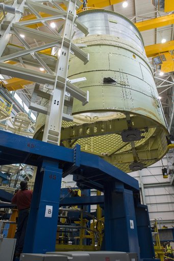 Pegasus delivers SLS engine section