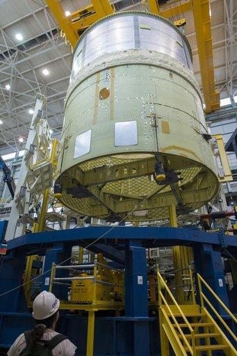 Pegasus delivers SLS engine section