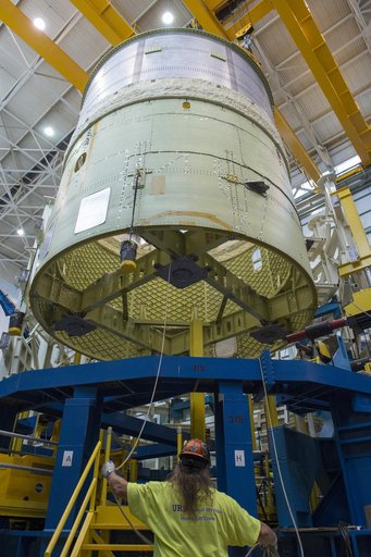 Pegasus delivers SLS engine section