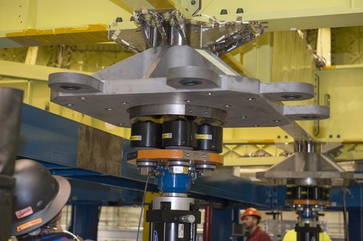 Pegasus delivers SLS engine section
