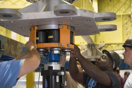 Pegasus delivers SLS engine section