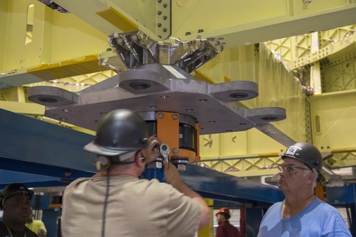 Pegasus delivers SLS engine section