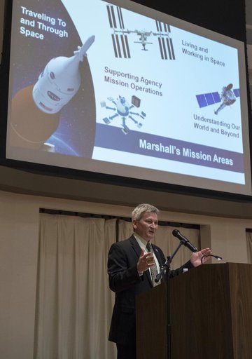 "Launch Your Business with NASA" conference in Decatur, Alabama.