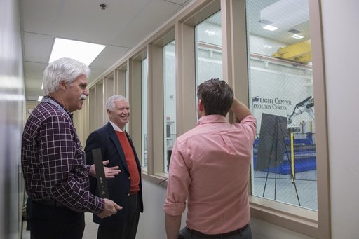 Congressman Mo Brooks views Orion Stage Adapter, (OSA), flight h