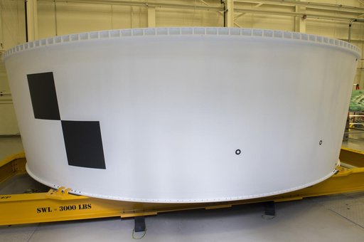 Close-Out photos of SLS Orion Stage Adapter EM-1