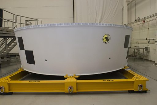 Close-Out photos of SLS Orion Stage Adapter EM-1