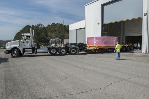 Orion Stage Adapter move to Redstone Airfield