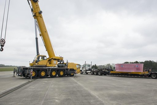 Orion Stage Adapter move to Redstone Airfield