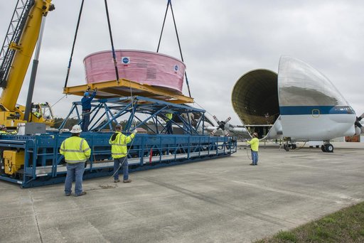 Orion Stage Adapter move to Redstone Airfield