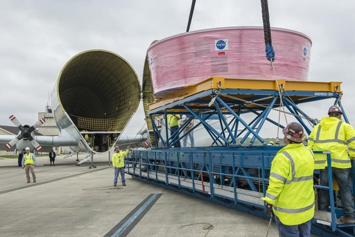 Orion Stage Adapter move to Redstone Airfield