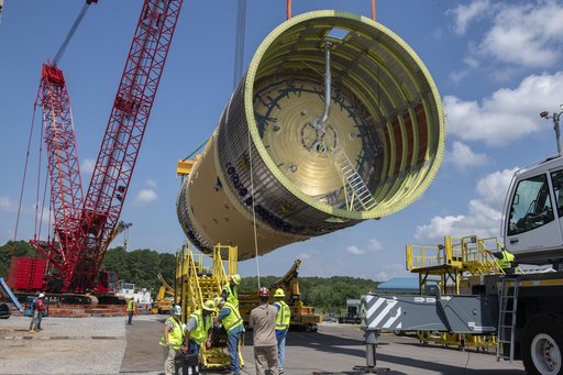 Liquid Oxygen Test Article Move in West Test Area