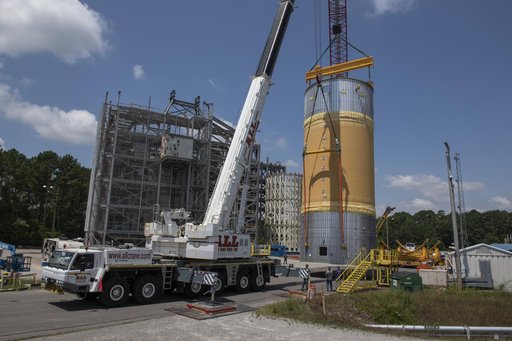 Liquid Oxygen Test Article Move in West Test Area