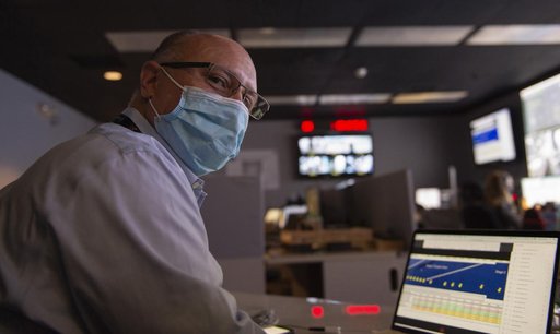 Steve Gaddis and Teams at NASA’s Marshall Space Flight Center help monitor launch conditions for the Demo-2 mission from the Huntsville Operations Support Center, HOSC.