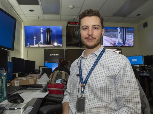 Reid Ruggles and teams at NASA’s Marshall Space Flight Center help monitor launch conditions for the Demo-2 mission from the Huntsville Operations Support Center, HOSC.