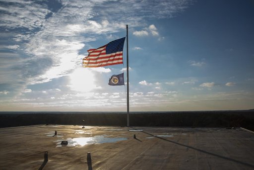 U.S. Flag Retired from Marshall Building 4200