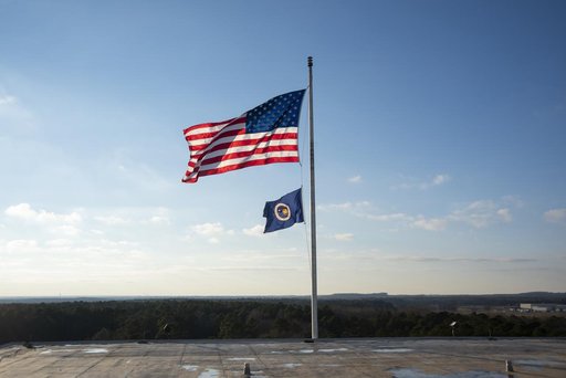U.S. Flag Retired from Marshall Building 4200