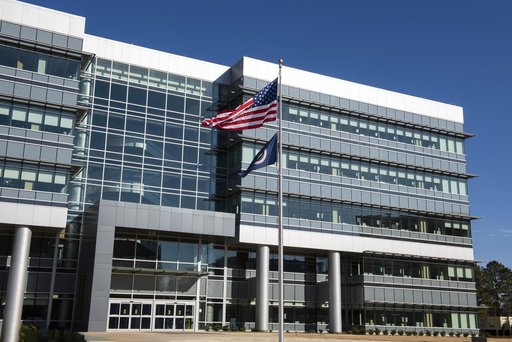 NASA Marshall Raises Flag at New Headquarters Building
