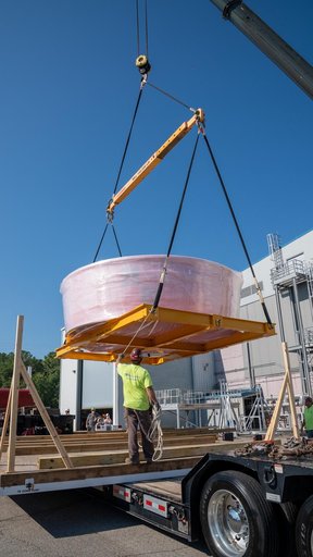 Final Piece of Rocket Hardware for Artemis II Heads to Florida