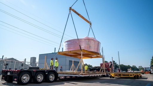 Final Piece of Rocket Hardware for Artemis II Heads to Florida