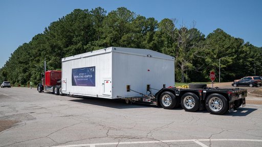 Final Piece of Rocket Hardware for Artemis II Heads to Florida