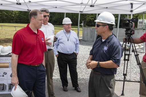 NASA Administrator Jim Bridenstine visits Marshall Space Flight