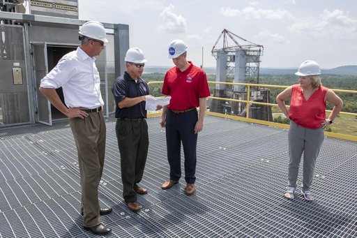 NASA Administrator Jim Bridenstine visits Marshall Space Flight