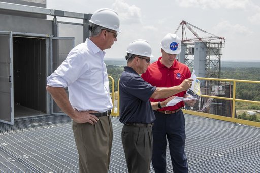 NASA Administrator Jim Bridenstine visits Marshall Space Flight