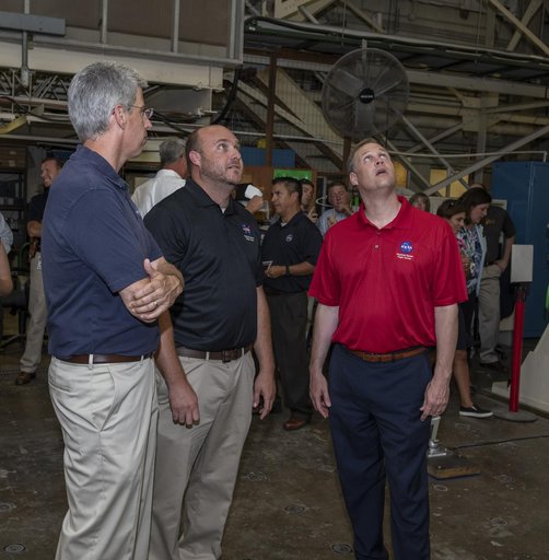 NASA Administrator Jim Bridenstine visits Marshall Space Flight