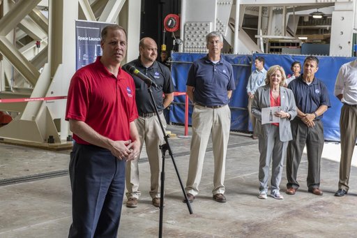 NASA Administrator Jim Bridenstine visits Marshall Space Flight