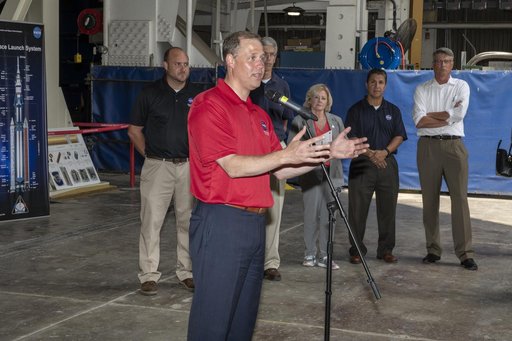 NASA Administrator Jim Bridenstine visits Marshall Space Flight