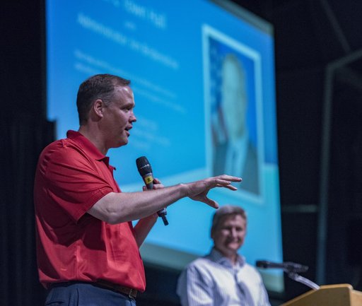 Jim Bridenstine conducts employee town hall meeting