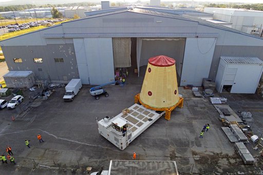 Launch Vehicle Stage Adapter for Artemis II Moved, Prepped for Shipment